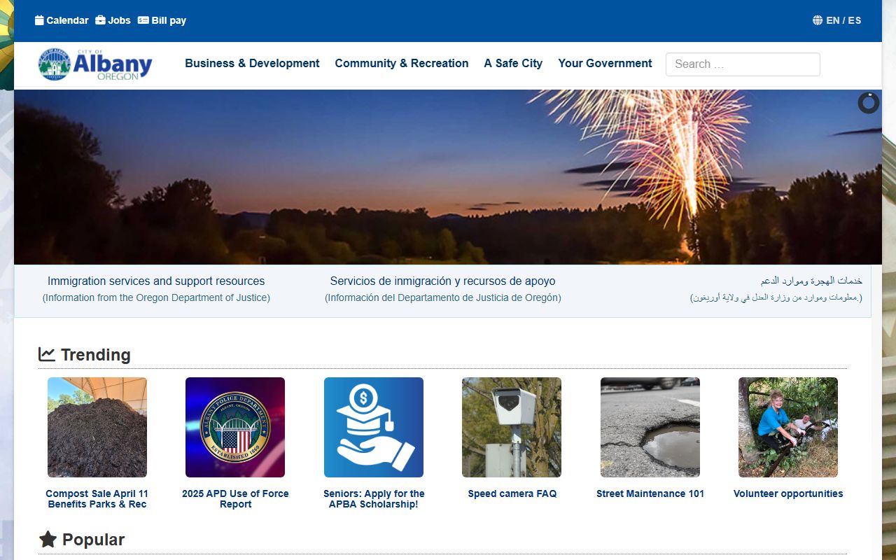 Albany birth records information from City of Albany official website