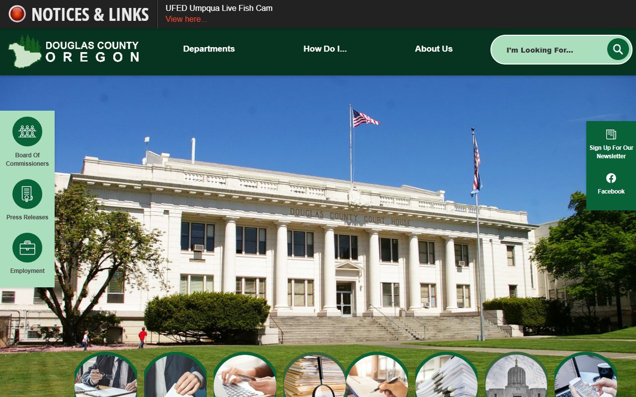 Douglas County official website for birth records and public health services