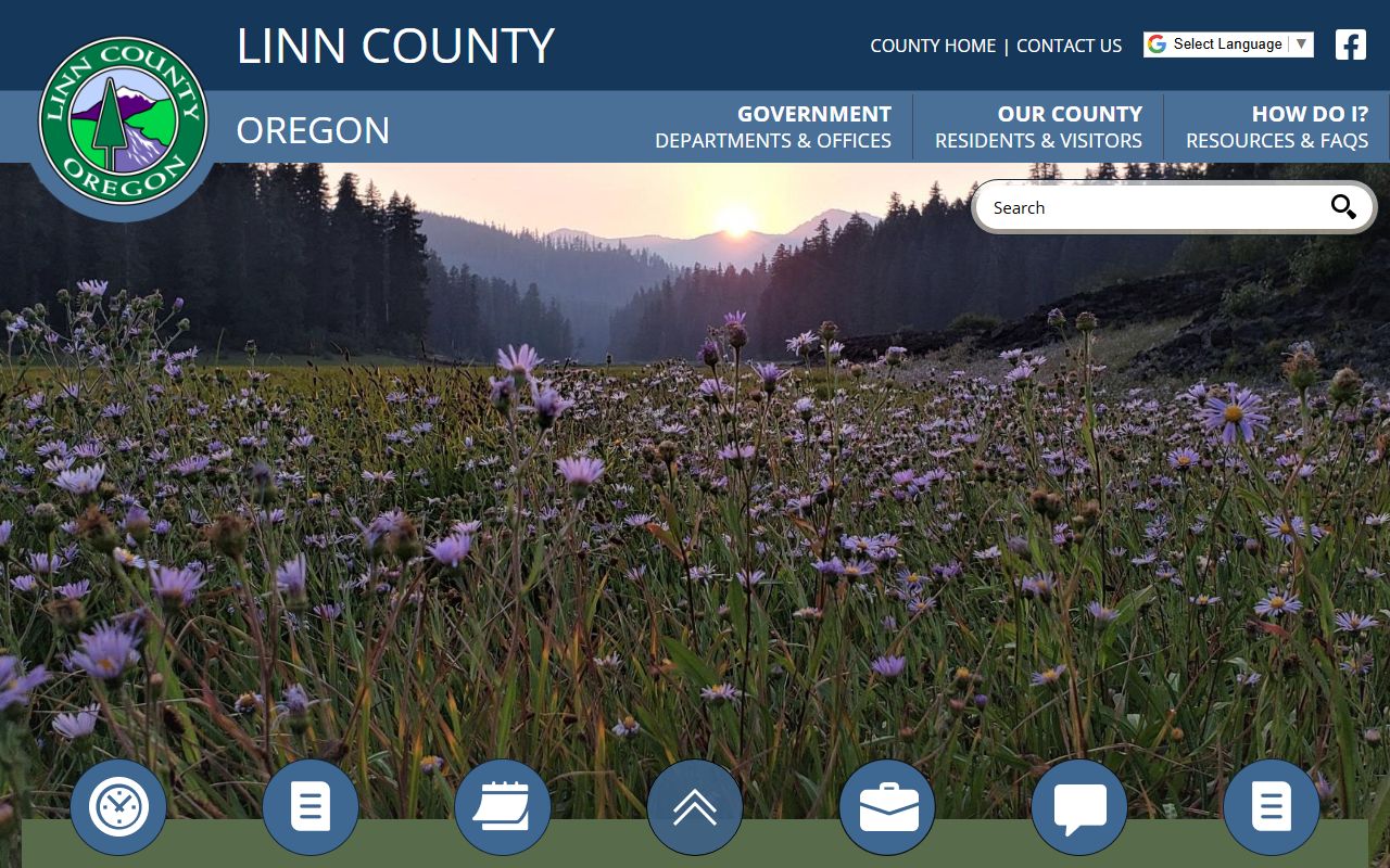 Linn County official website for birth records in Albany Oregon